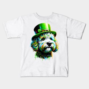 Pumi Embraces St. Patrick's Day Spirit in Graffiti Style Kids T-Shirt